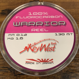 Key West F.C. WARRIOR 0,12mm 1,6kg 130mt FLUOROCARBON 100% Made in Japan